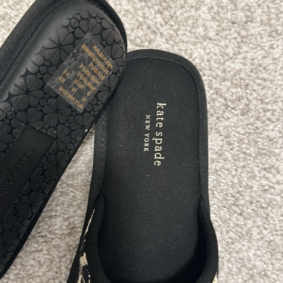 NWT Kate Spade Spade Flower Jacquard Dove Slippers - Picture 6 of 7
